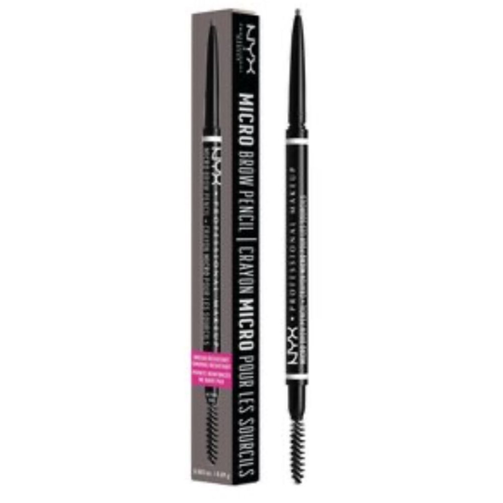 🦋 1 Nyx Micro Brow Pencil w Spoolie Espresso or Brunette New FullSz Pick Shade